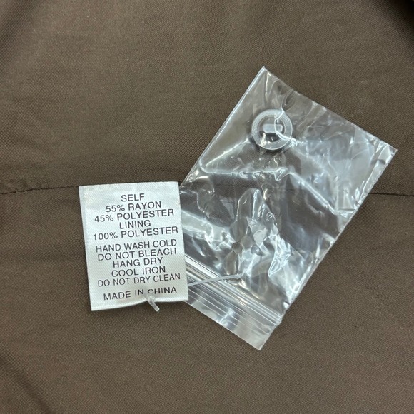 Böhme Gwen Relaxed Tiered Midi Dress Sz M Chocolate Brown Smocked Boho Flowy - Picture 6 of 7